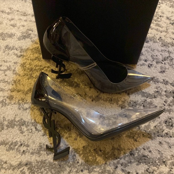 Saint Laurent Patent Calfskin PVC Opyum Black - Picture 5 of 16